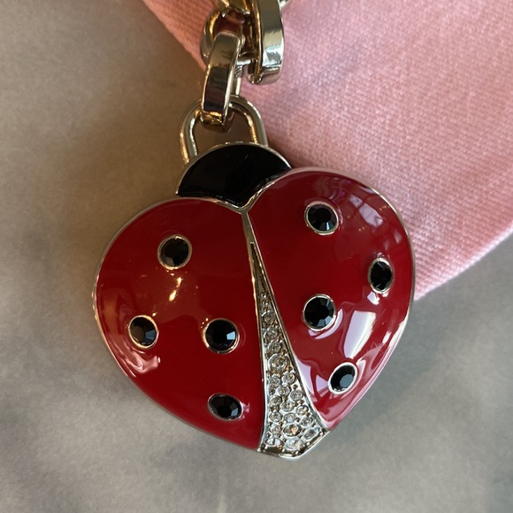 Kate Spade Lady Bug Bag Charm/ Key Ring - Picture 3 of 7